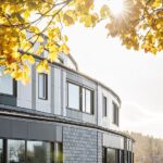 Lärjeskolan Hjällbo blandad Sifferfasad - Lugano grå och Castillo